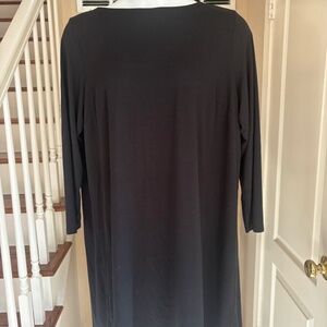 J Jill Wearable Collection Black Versatile Stretch Jersey Knit Dress Size 2X